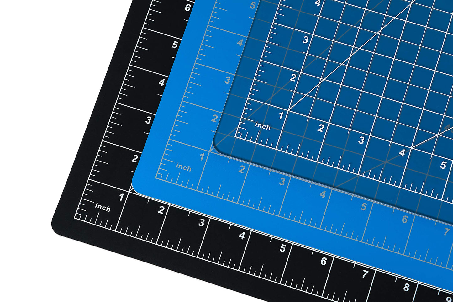 Dahle Vantage 10671 Premium Self-Healing Cutting Mat, 12"x18", 1/2" Grid, 5 Layers for Max Healing, Perfect for Crafts & Sewing, Black