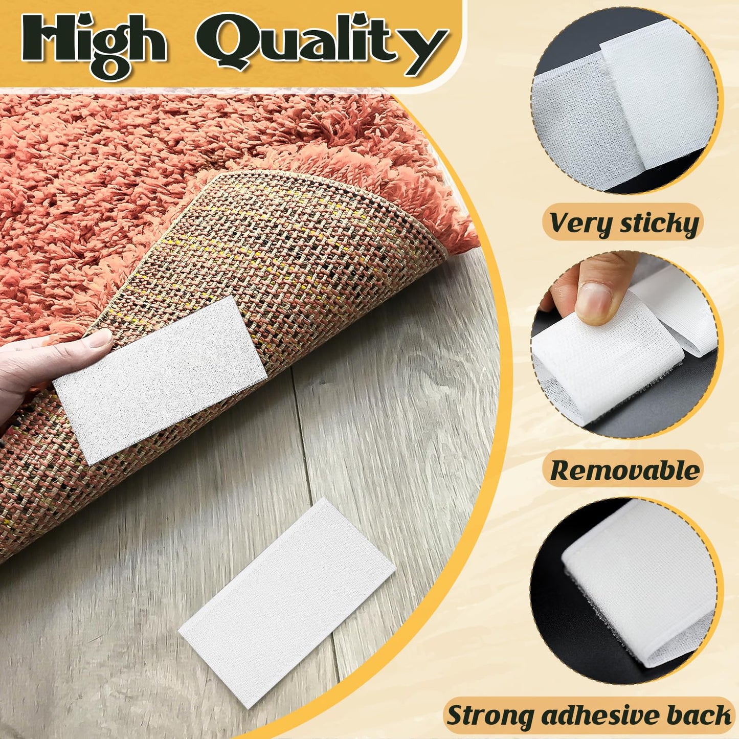 30 Ft×2 Inches Hook and Loop Tape Strong Viscosity Adhesive Back Arbitrary Cutting Sticky for Fabrics Nylon Self Adhesive Tape for Home Office School and Crafting 2 Rolls White and A Scissors (White)