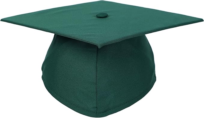 Unisex Adult Matte Graduation Cap with Tassel Year Charm
