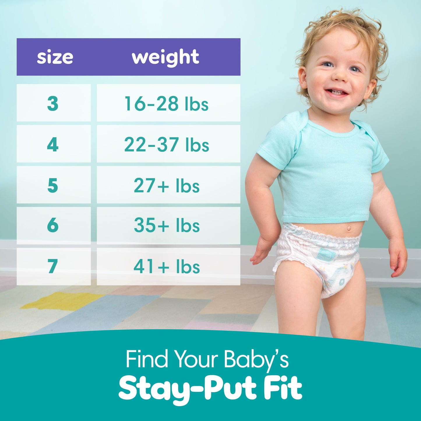 Pampers Diapers - Cruisers 360 - Size 6, 104 Count, Babyproof up to 100% Leakproof Pull-On Diaper