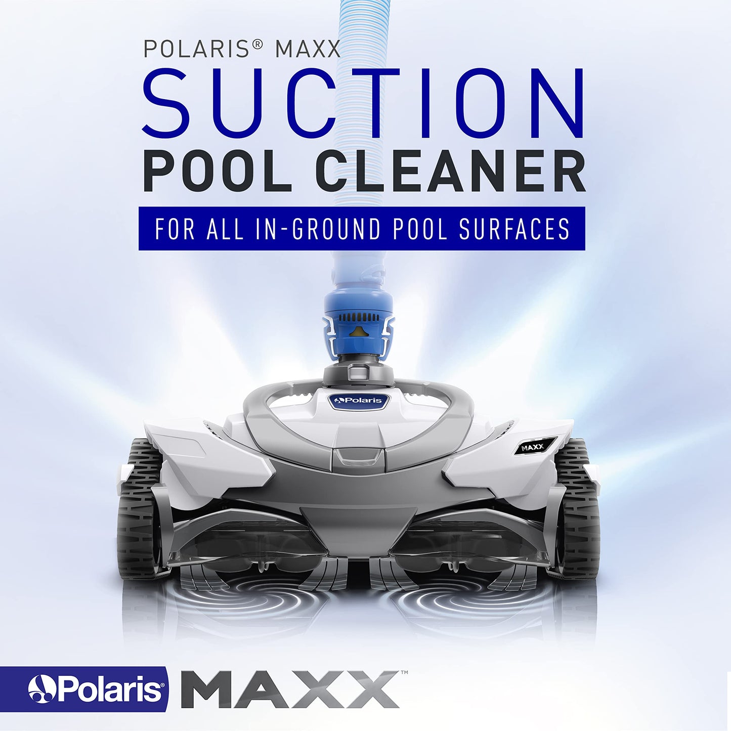 Polaris MAXX Premium Suction-Side Automatic Pool Cleaner for All In-Ground Pool Surfaces, Smart Navigation, Energy Efficient, Halo Technology for Easy Debris Removal