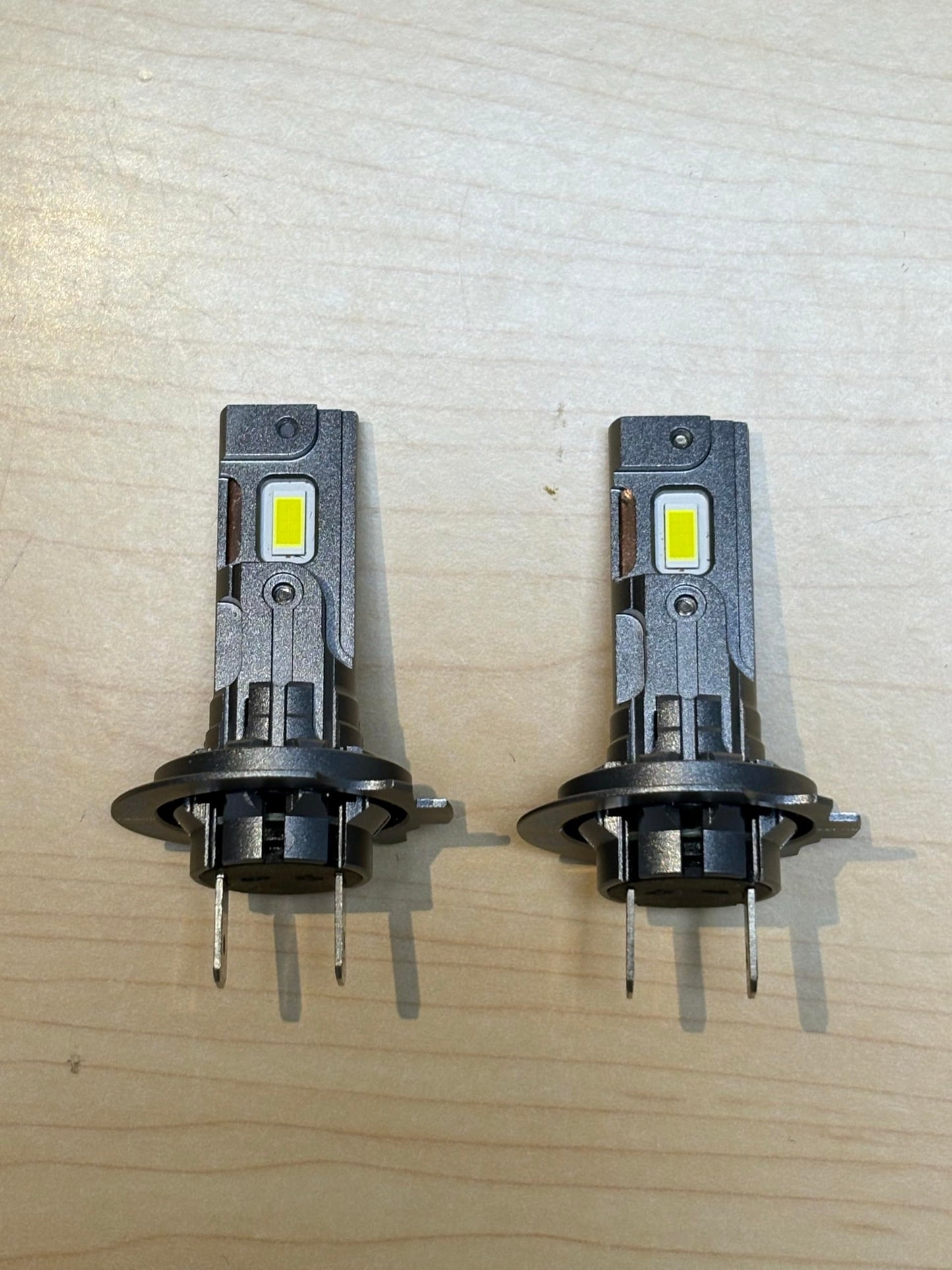 Termitor Latest H7/H7LL Bulbs, 50,000LM 900% Brightness, 6500K White Super Bright, 1:1 Halogen Size, 6500 Cool White H7 Fog Lights, No Adapter Required, Easy Install, Non-Polarity, Pack of 2