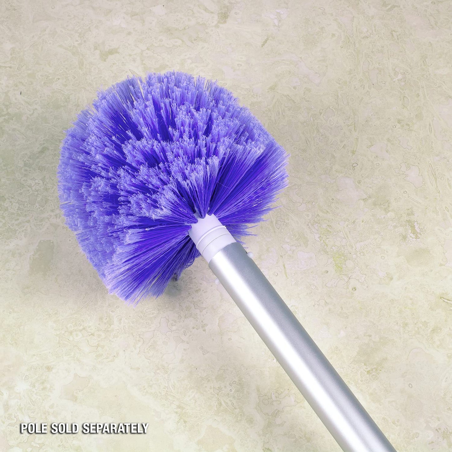 Poolmaster Cobweb Brush, Indoor and Outdoor Spider Web Remover for Ceilings, Corners, Patios and Pool Cages, Fits Standard Pole
