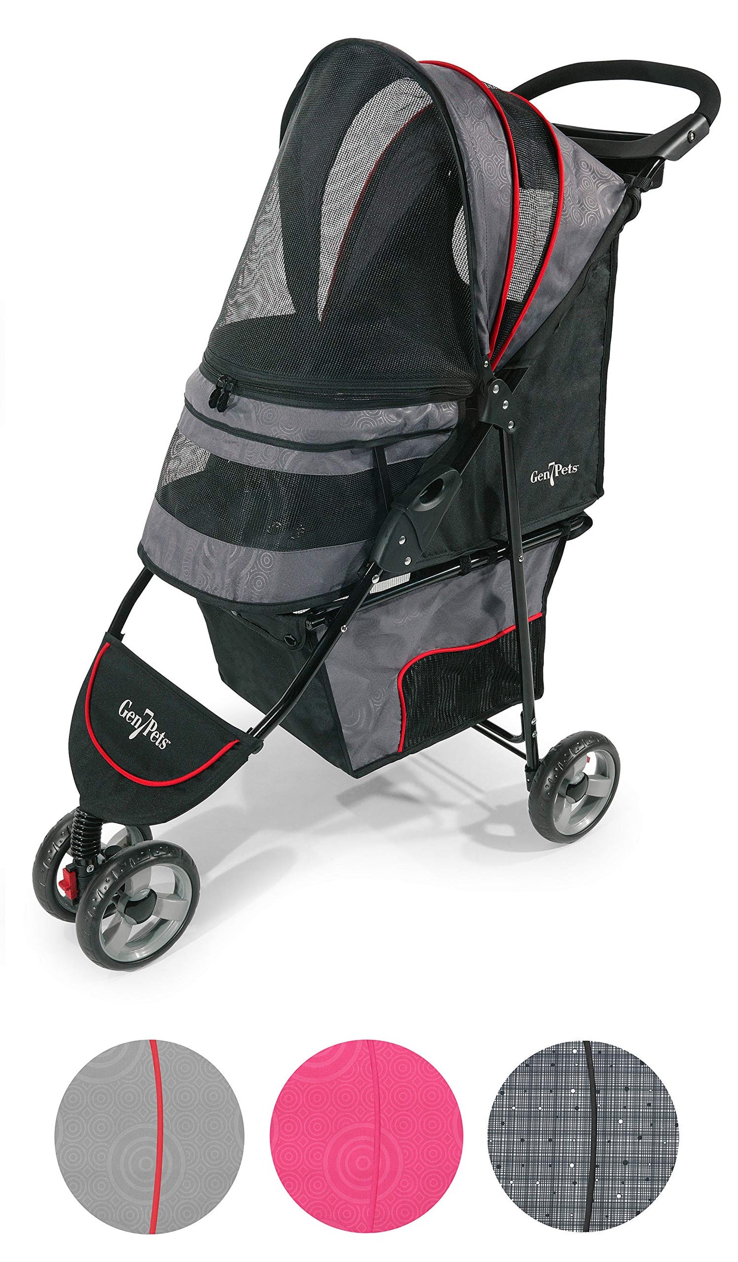Gen7Pets Regal Plus Dog Stroller - Gray Shadow Pet Stroller