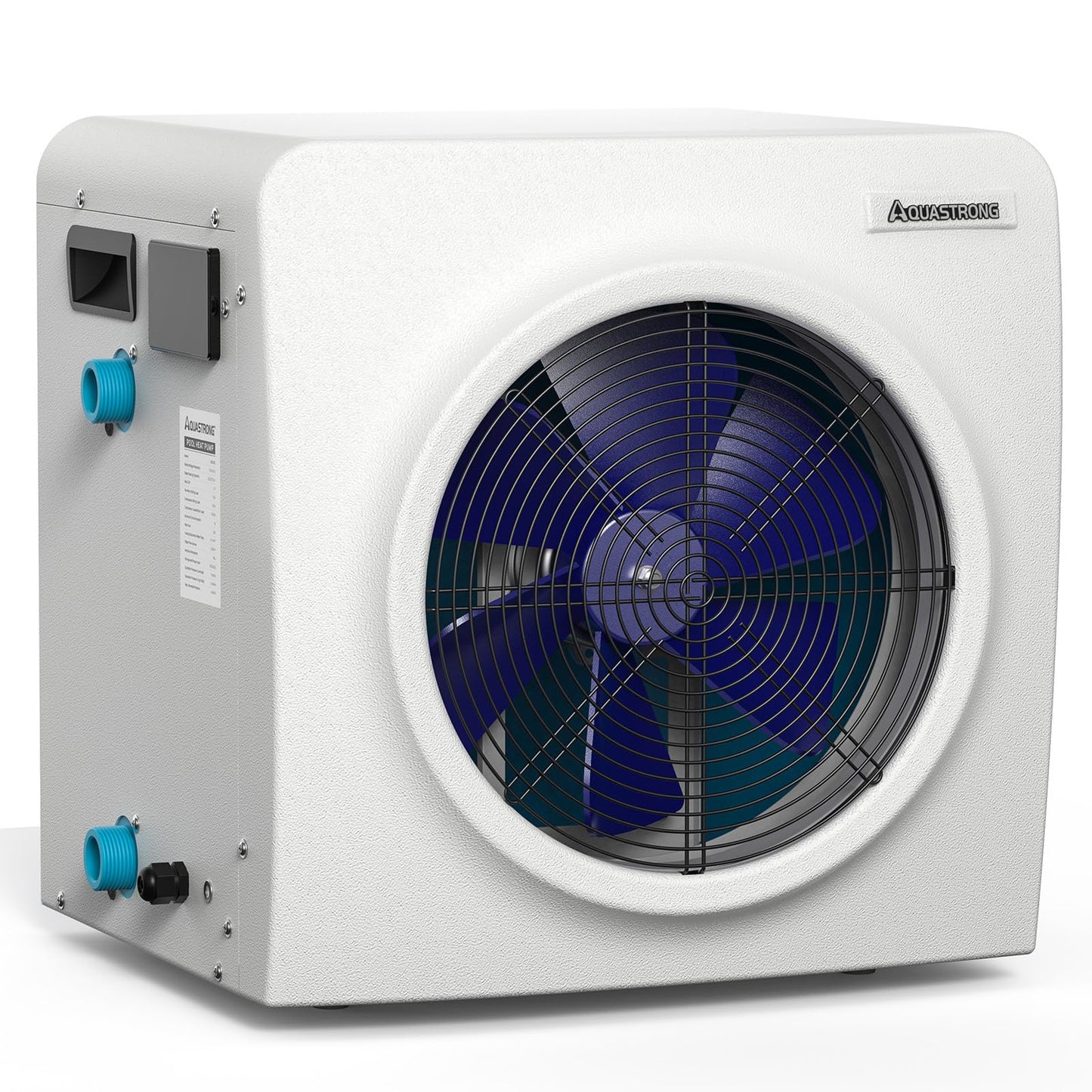AQUASTRONG Swimming Pool Heat Pump,Electric Pool Heater for Above Ground and Inground Pool,Heating and Cooling Pool Heater Pools Up to, 5000 Gallons
