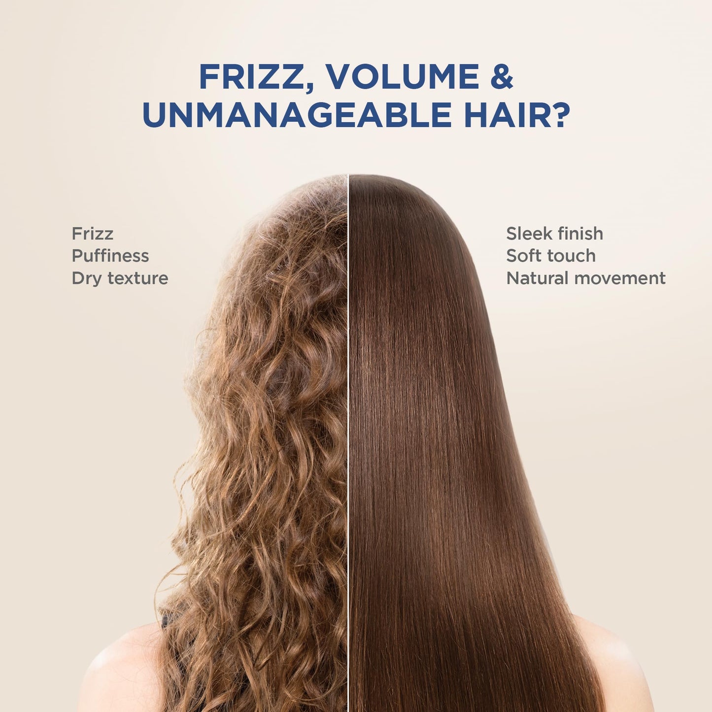 KATIVA Brazilian Keratin Hair Straightening Treatment Blonde, 12 Weeks Smooth Hair at Home, Anti Frizz Smoothing System for Light & Blonde Hair, Formaldehyde Free