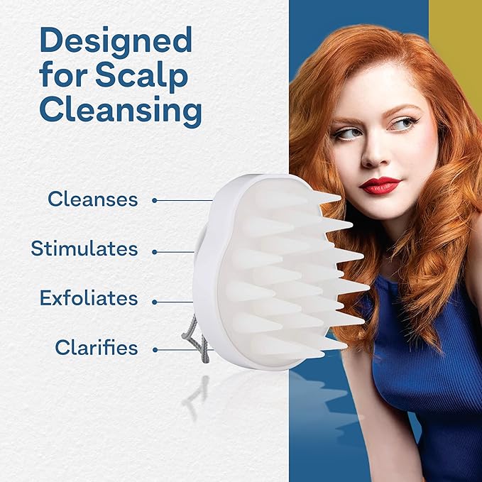 Colorproof Scalp Cleansing Brush for Optimal Hair Health Ã¢ÂÂ Scalp Scrubber for Deep Cleansing Ã¢ÂÂ Removes Buildup & Impurities, Promotes Shinier & Stronger Hair