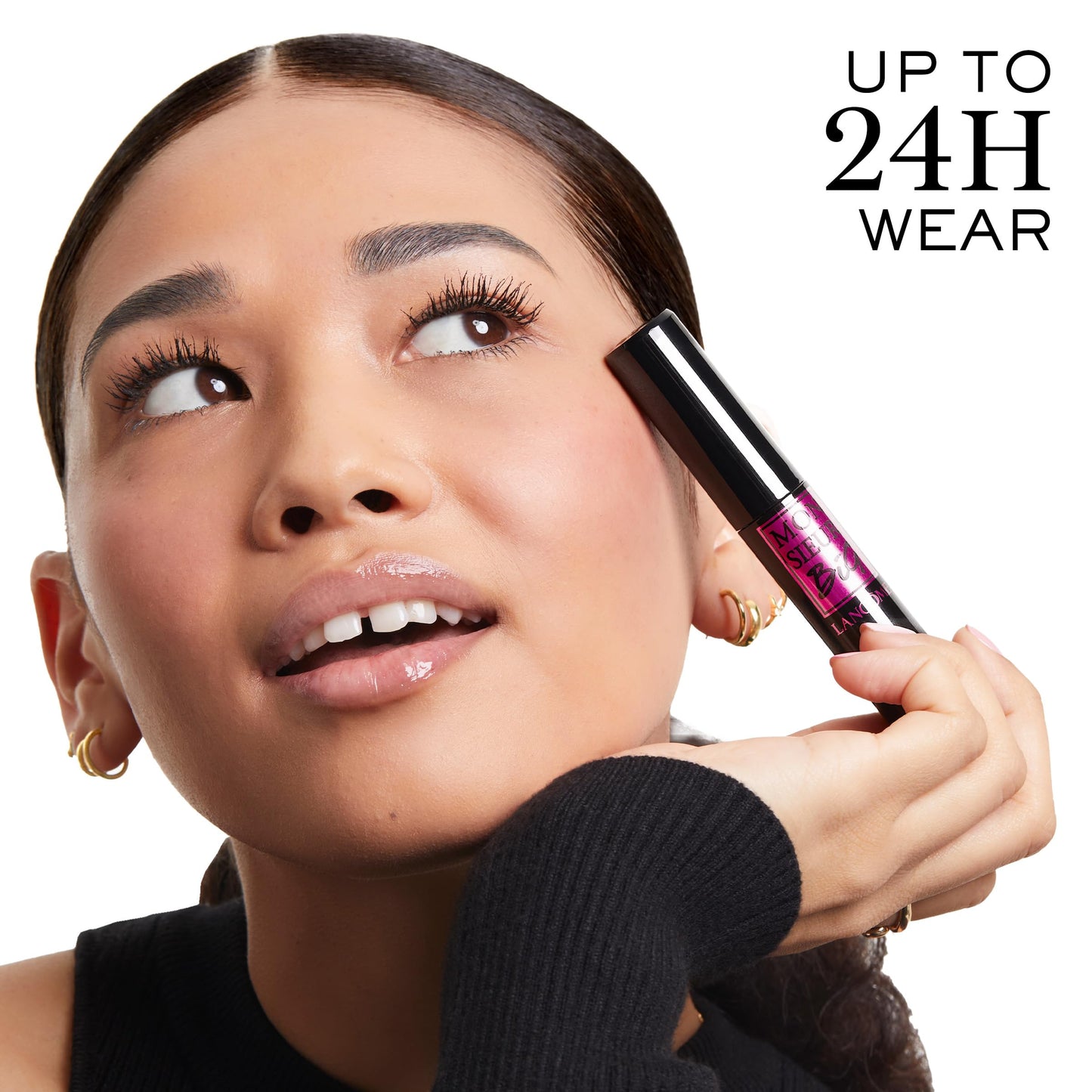 Lancôme Monsieur Big Mascara – Instant Volume Mascara with False Lash Effect – Up to 12x More Volume & 24-Hour Wear - Volumizing & Lengthening Mascara - Smudge & Flake Free – Black - Travel Size