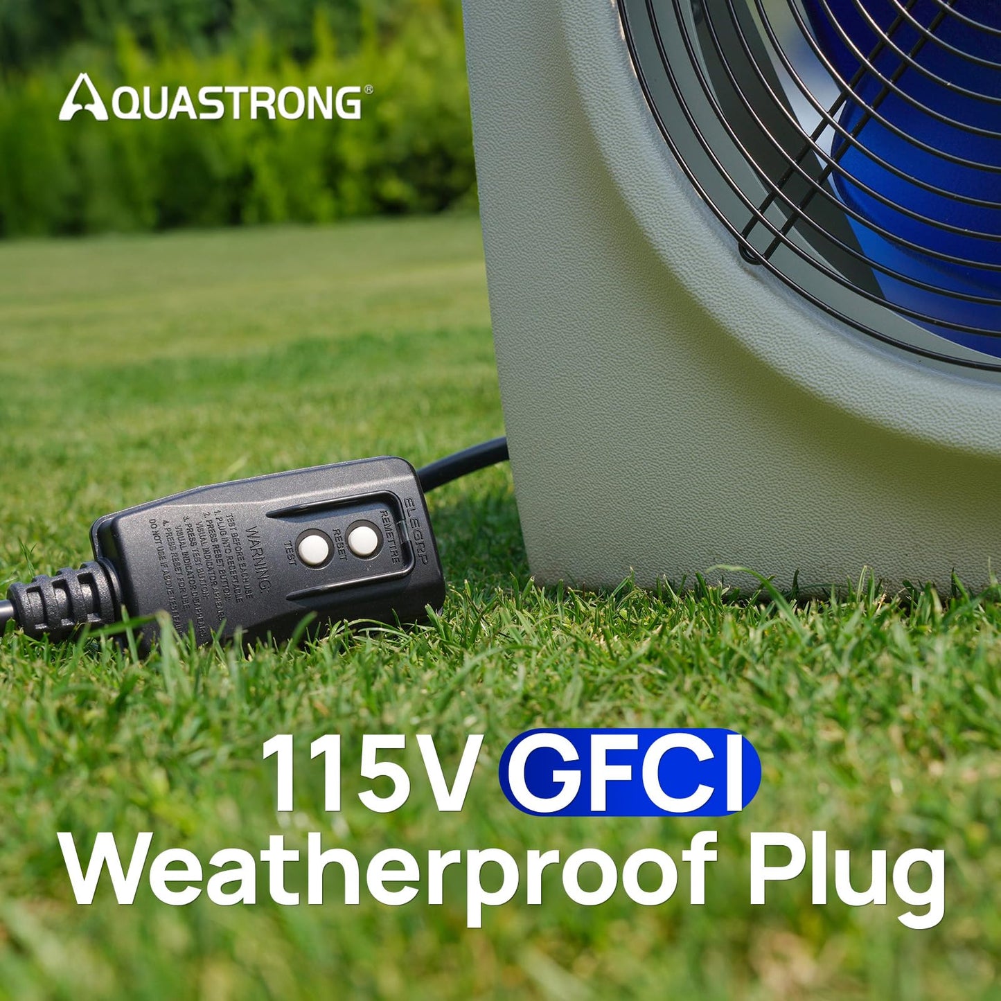 AQUASTRONG Swimming Pool Heat Pump,Electric Pool Heater for Above Ground and Inground Pool,Heating and Cooling Pool Heater Pools Up to, 6500 Gallons
