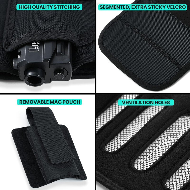 Award-Winning Belly Band Holster for Deep Concealment | Magnet Retention for 99% of Handguns | Military-Grade Durability & Closure, Extra-Wide Comfort Band | 40% Faster Draws, Trusted by Pros & Vets