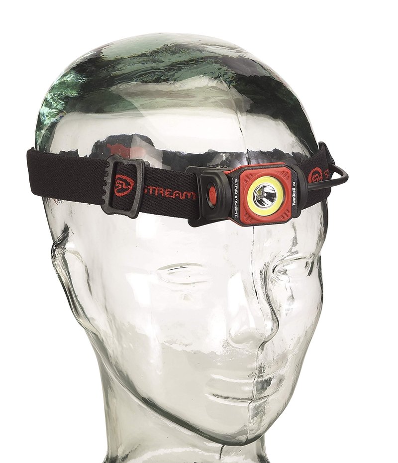 Streamlight 51064 Twin-Task 375-Lumens USB Headlamp, Box, Black/Red