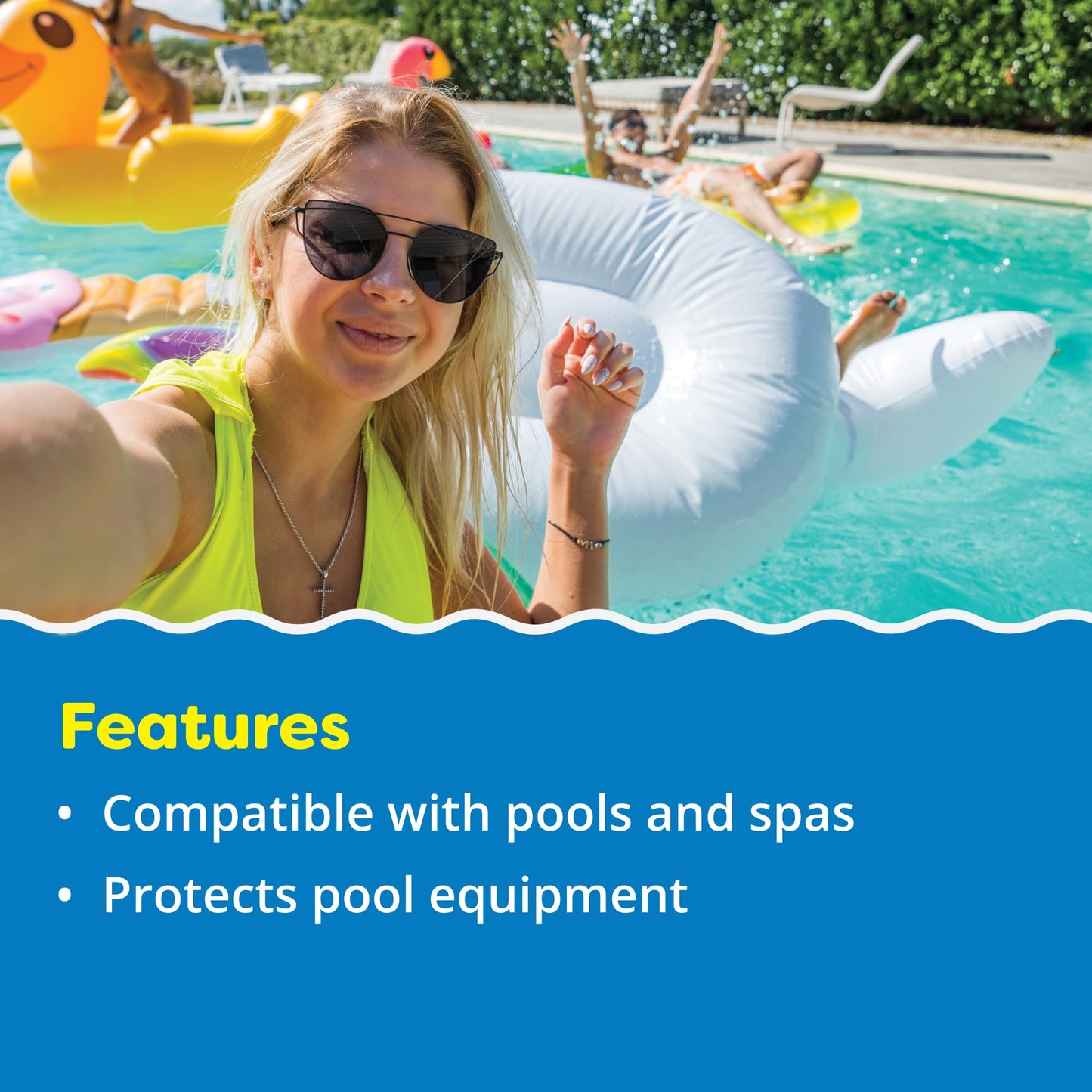 In The Swim pH Reducer for Swimming Pools, Spas, and Hot Tubs - Lowers Alkalinity - Prevents Cloudy Water - Balances Water - 90% Sodium Bisulfate - 50 Pounds