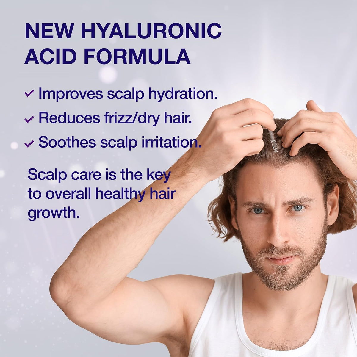 2 x Biotin Hair Growth Serum for Men, Women & All Types of Hair - DHT Blocker & Scalp Serum - Biotin and Hyaluronic Acid - Anti Thinning Hair - Hair Regrowth - Made in USA - Guyology Labs
