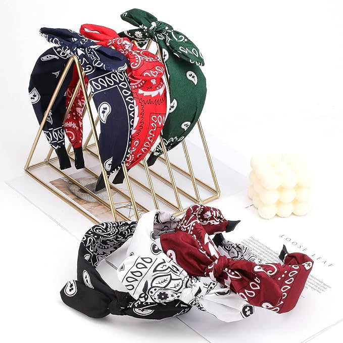 Jaciya Bandanas for Women Hair Bands for Women's Hair Head Bands No Slip Fashion for Women Hair Bands for Girls Diademas Para Mujer De Moda