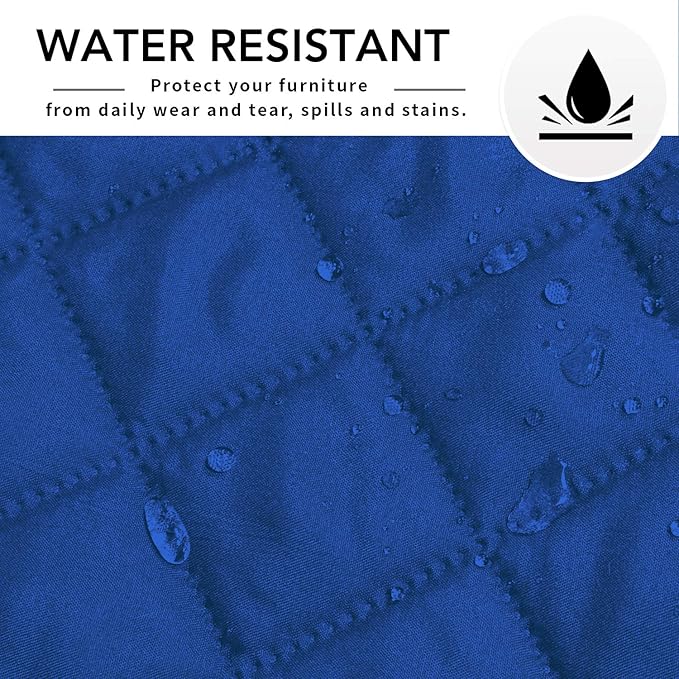 Easy-Going Sofa Slipcover L Shape Sofa Cover Sectional Couch Cover Furniture Protector Mat for Pets Dog Cat (Large,ClassicBlue/ClassicBlue)