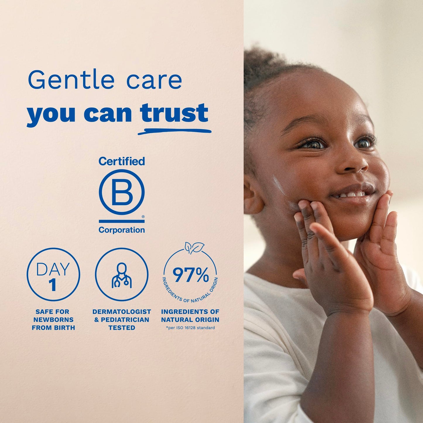 Mustela Hydra Bebe Face Cream – Daily Baby Moisturizer with Natural Avocado, Jojoba Oil & Shea Butter - Safe from birth on - 1.35 fl. oz.