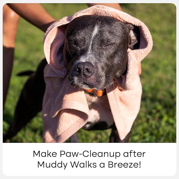 Uproot Clean Dog Paw Cleaner - No-Rinse Paw Cleaner for Dogs - Easy Dog Foot Washer with Bristle Brush - Fragrance-Free Foot Scrubber for Home and On-the-Go - Hypoallergenic & Safe All Dogs