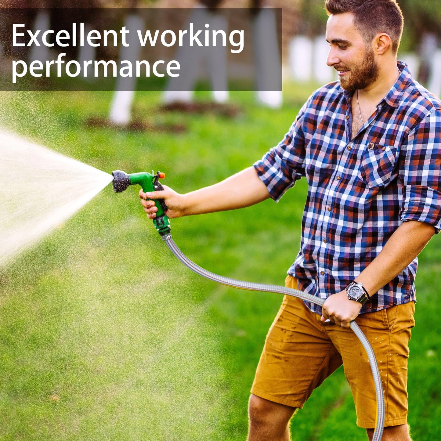 Frienda Heavy Duty Steel Wire Flexible Tubing with Fasteners PVC High Pressure Oil Drain Hose Tube Clear Wire Reinforced for Pond Marine Bilge Pump Garden Pool(10 Ft, 1-1/2 Inch Id)