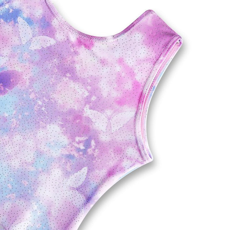 YDMZX Girls Gymnastics Leotard with Built-in Shorts – Sparkly, Durable No-See-Through Fabric, 4-Way Stretch