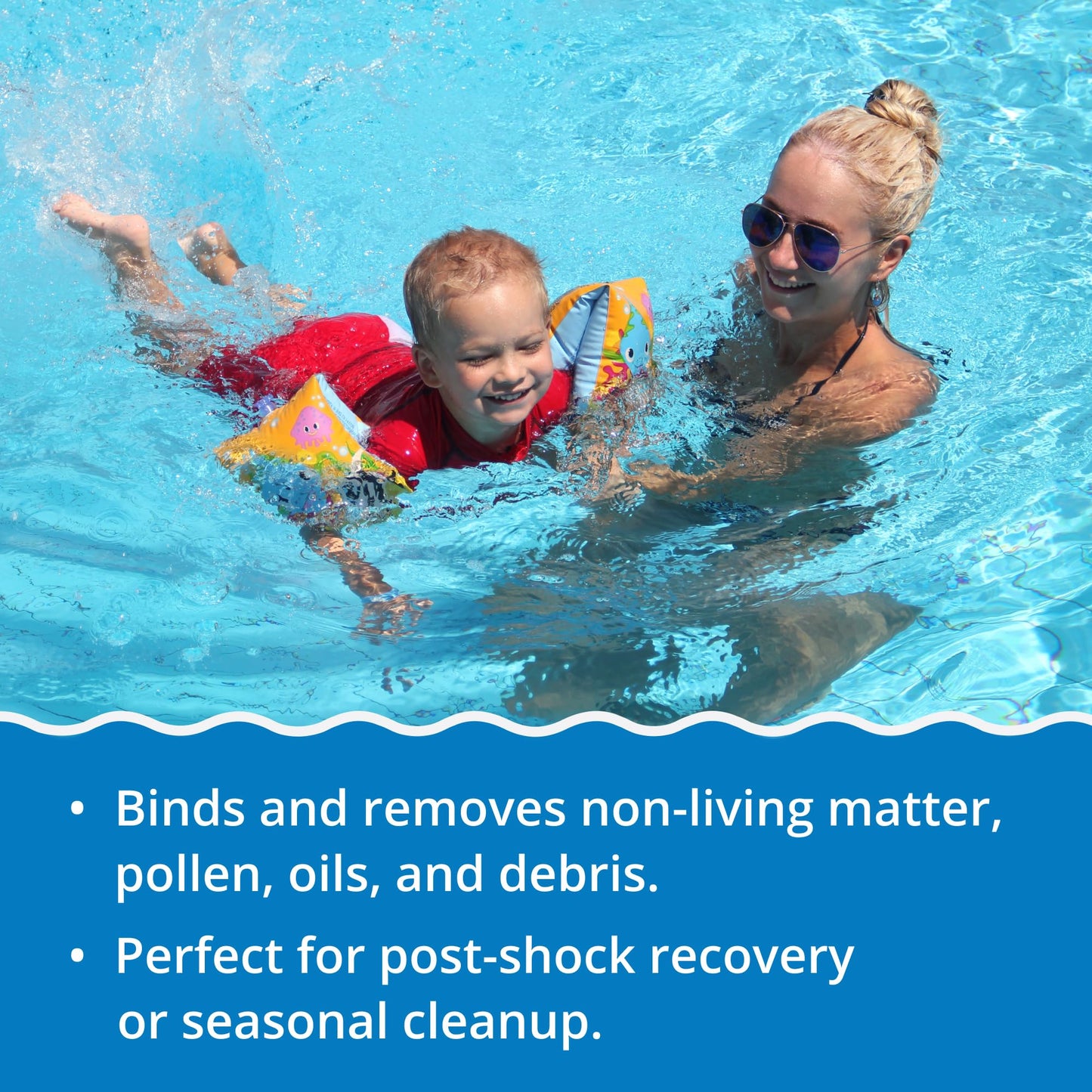 In The Swim - Clear Aid Pool Water Clarifier - Simplifies Pool Maintenance & Restores Clarity - 2 Liter
