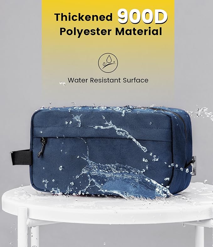 Vorspack Travel Toiletry Bag for Men - Hanging Toiletries Bag Water Resistant Travel Bag for Toiletries Accessories