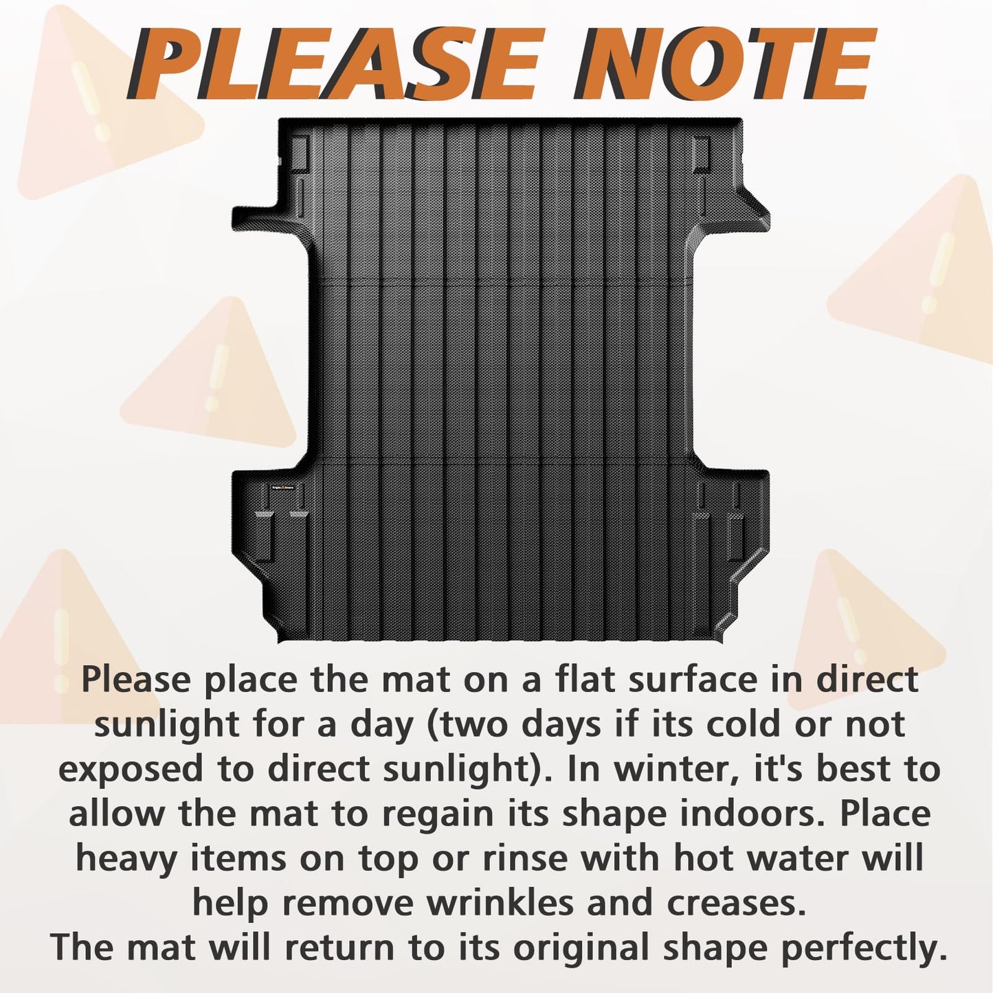 TripleAliners Truck Mat Compatible with 2019-2026 Chevy Silverado/GMC Sierra 1500 5.8FT Accessories, Truck Bed Mat Heavy Duty Custom Fit All Weather Protection TPE Pickup Liner