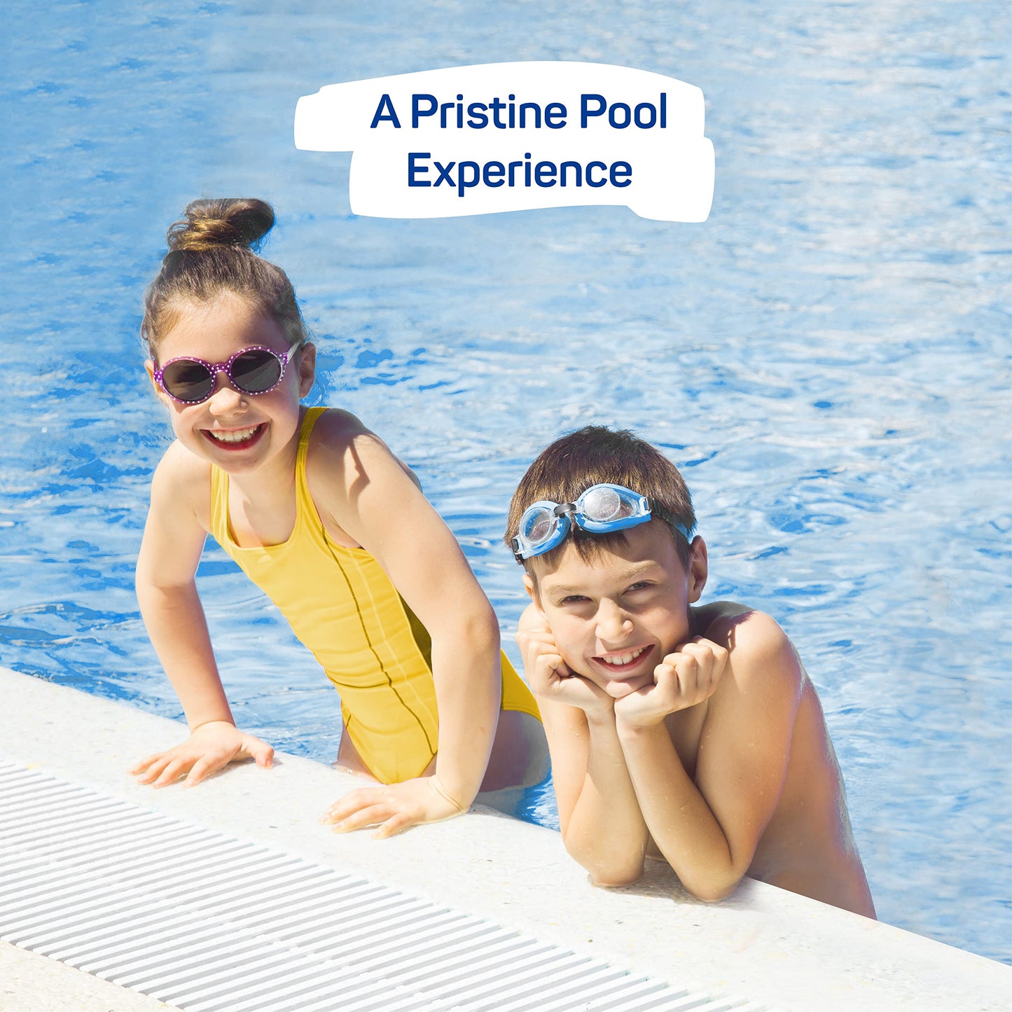 Floating Chlorine Dispenser for Pools with Pop-up Indicator, Fits 1-3-4” Tablets - Pool Chlorine Floater with Adjustable Flow Vents Balanced Chemical Dispenser [4 Tablet Cap] 9" Diameter