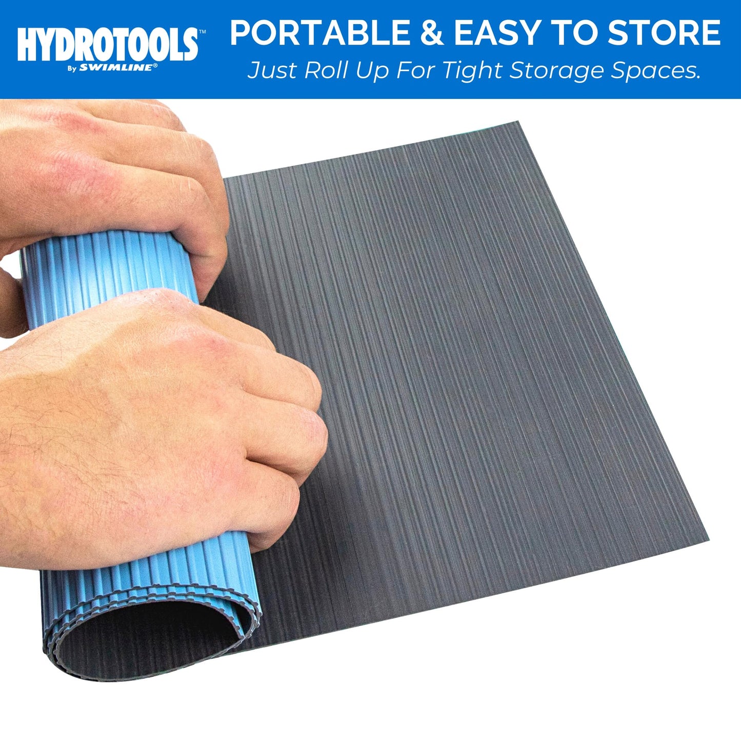 SWIMLINE HYDROTOOLS Protective Pool Ladder Mat for Above Ground Pools – Safety & Stability for Stairs, Steps & Ladders – Premium Durable Material, 24" x 36"