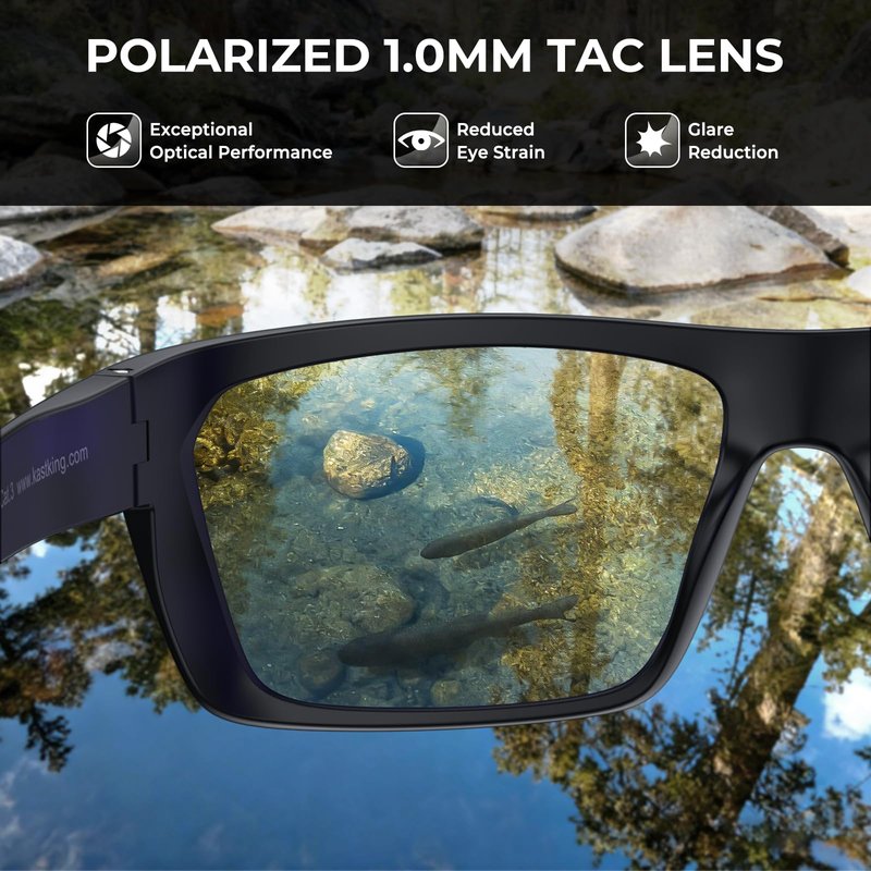 KastKing Huzzah Polarized Sport Sunglasses for Men and Women, Ideal for Driving Fishing Cycling and Running,UV Protection