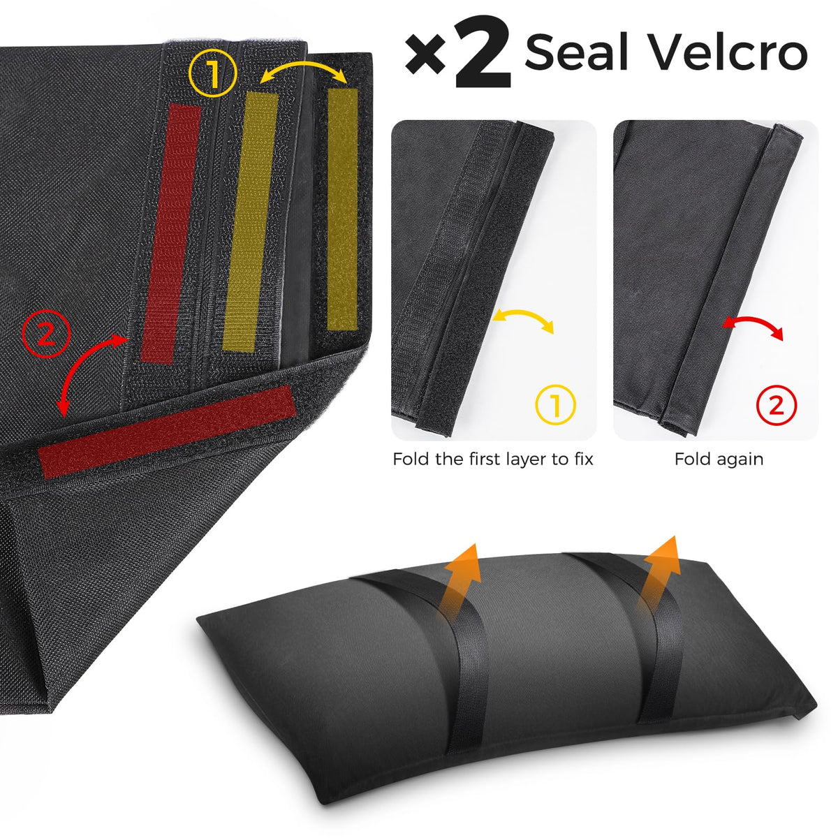 200 LBS Umbrella Base Weights Sandbags, 4 Packs Sand Bags for Weight, Weatherproof Fillable Heavy Duty Weight Sandbag for Outdoor Furniture Backyard Umbrella Garden Trampoline Poolside Accessories