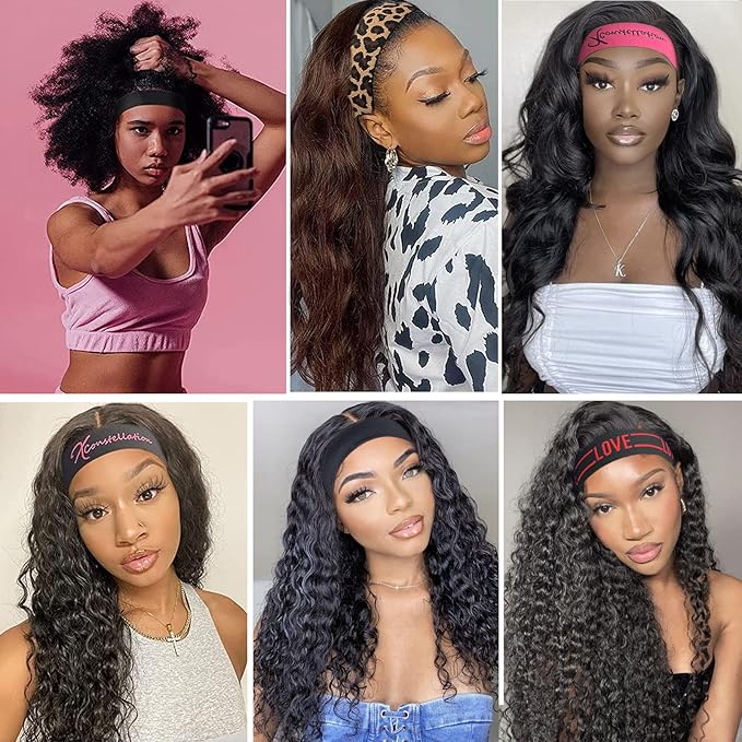 Elastic Wig Bands with Melting and Adjustable Magic Buckle for Lace Frontal Wigs, Edges Lay and Grip, Suitable for Wig Bands and Edges (2PCs, ColorLove)