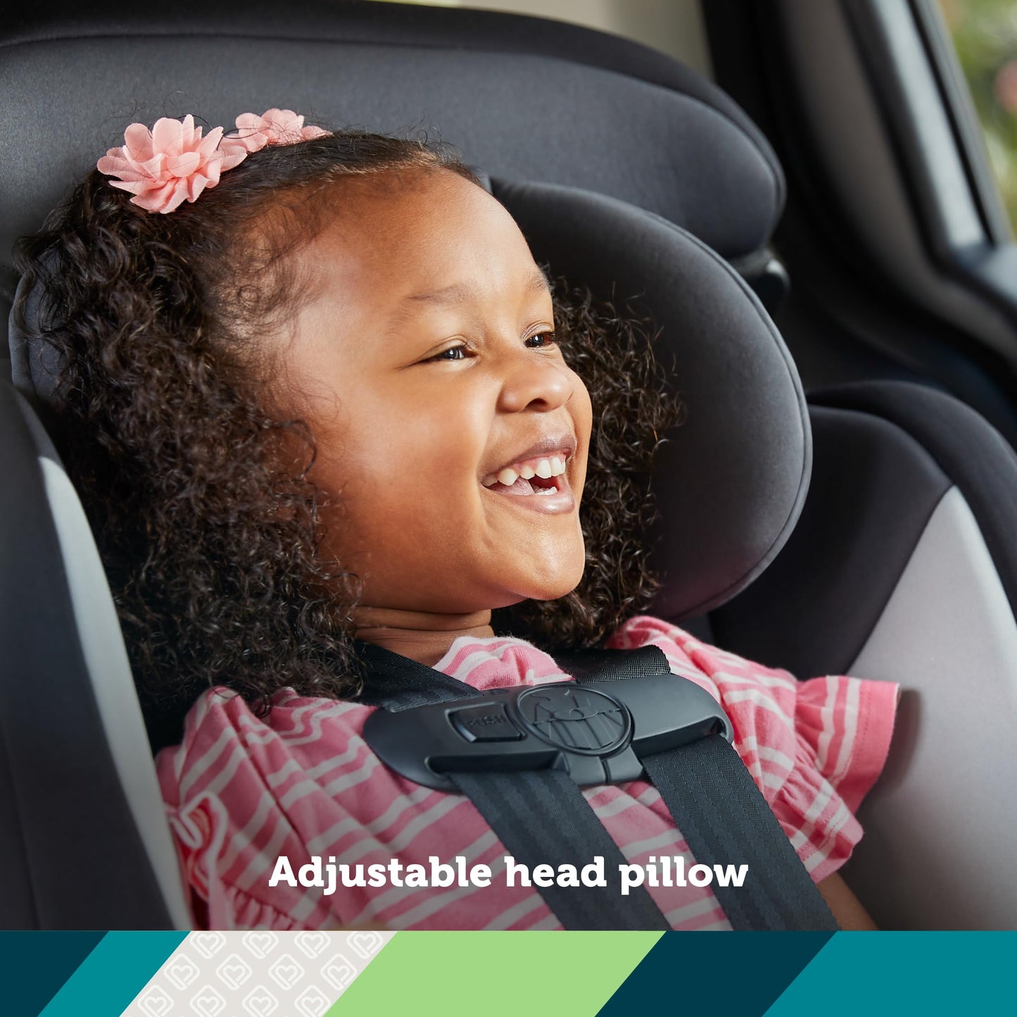 Safety 1st Grand 2-in-1 Booster Car Seat, Converts from High Back to Belt-Positioning Booster, High Back Seat for Kids 40-65, and Belt-Positioning 40-100 Pounds, Capri Teal