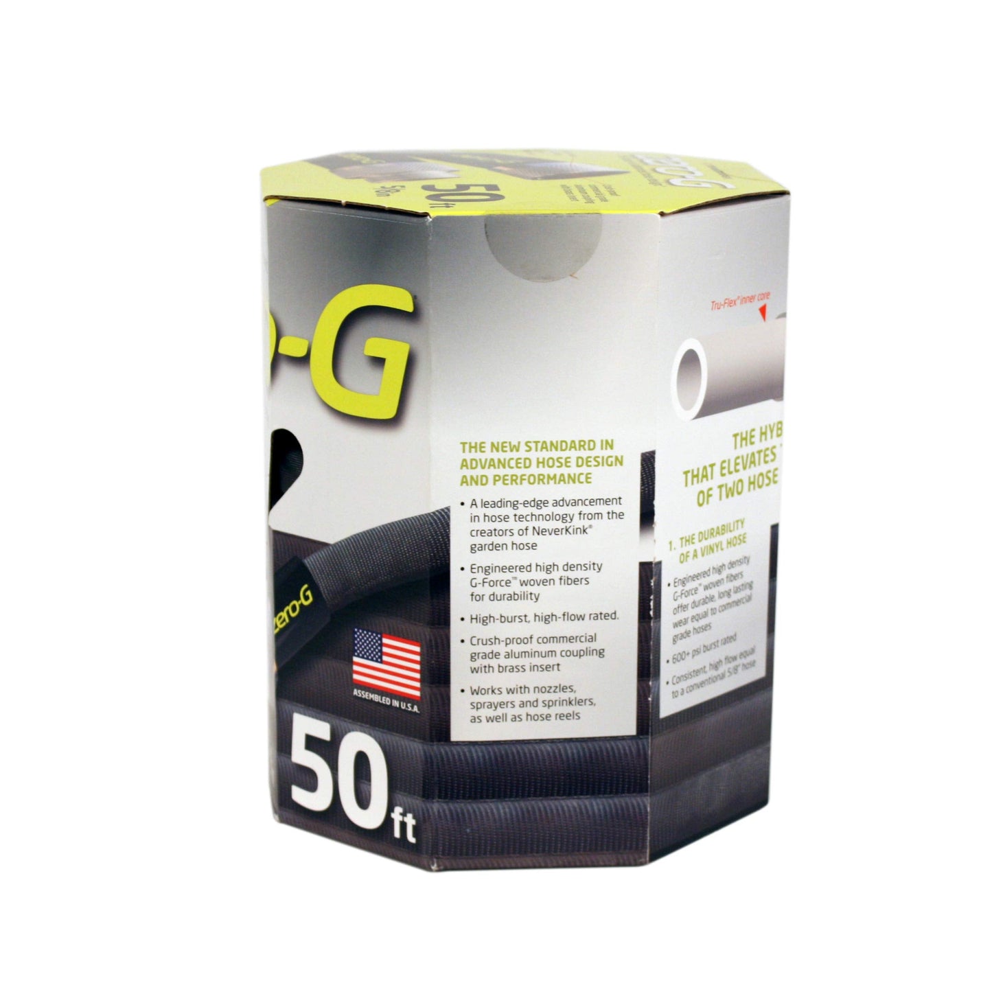 New zero-G 4001-50 Lightweight, Ultra Flexible, Durable, Kink-Free Garden Hose, 5/8-Inch by 50-Feet