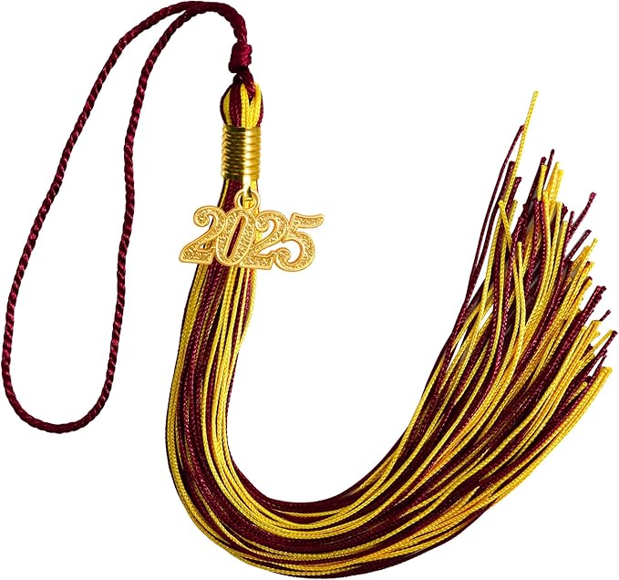 GraduationMall Single&Multiple Color Graduation Tassel with 2026 Year Charm 9"