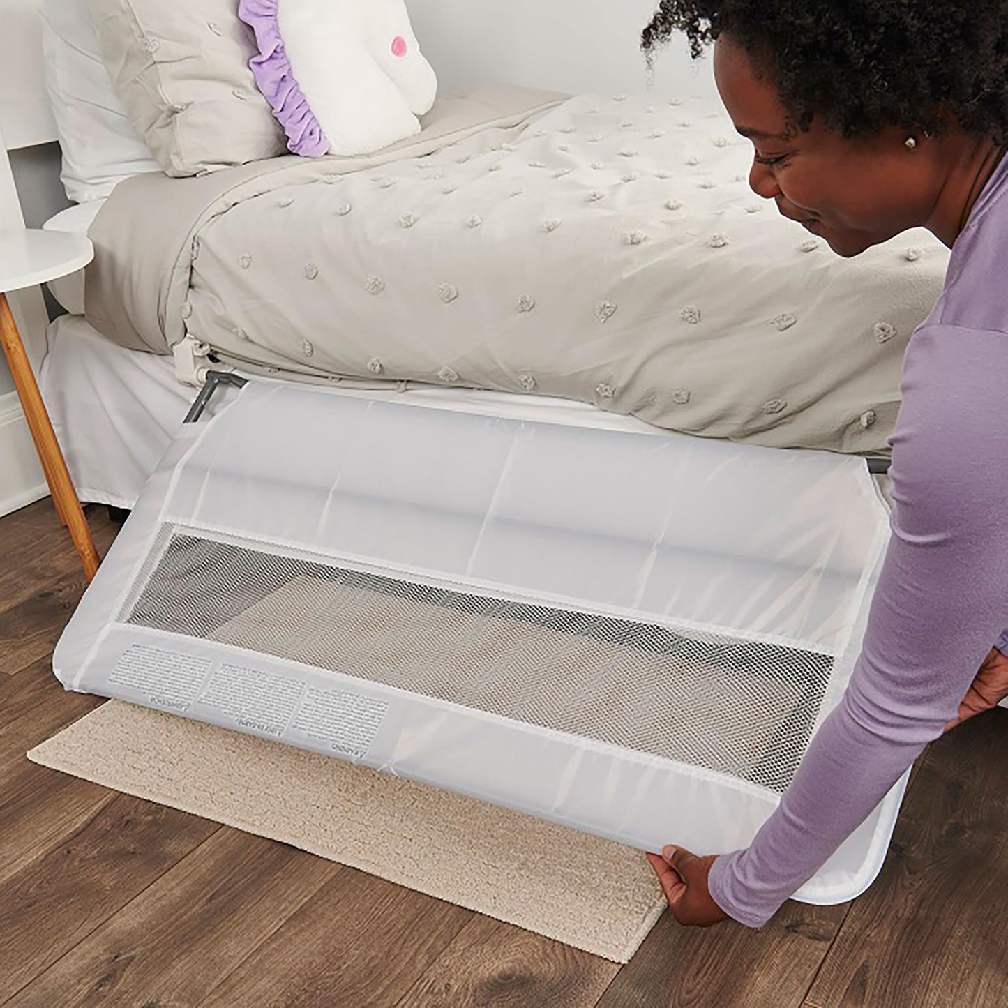 Regalo Safety Swing Down Bed Rail Guard for Toddlers, 43" Bed Safety Rail with Patented Gap Guard, Toddler Bed Rail Fits Twin, Full & Queen Beds, Guard Rail for Kids Bed, American Designed & Owned