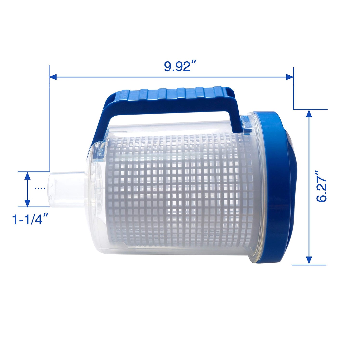 PoolSupplyTown Upgraded W560 Inline Pool Leaf Canister/Leaf Catcher/Leaf Trap with Basket Replace Hayward W560 W530, Zodiac W26705, and Pentair R211084 Pool Cleaner Leaf Canister