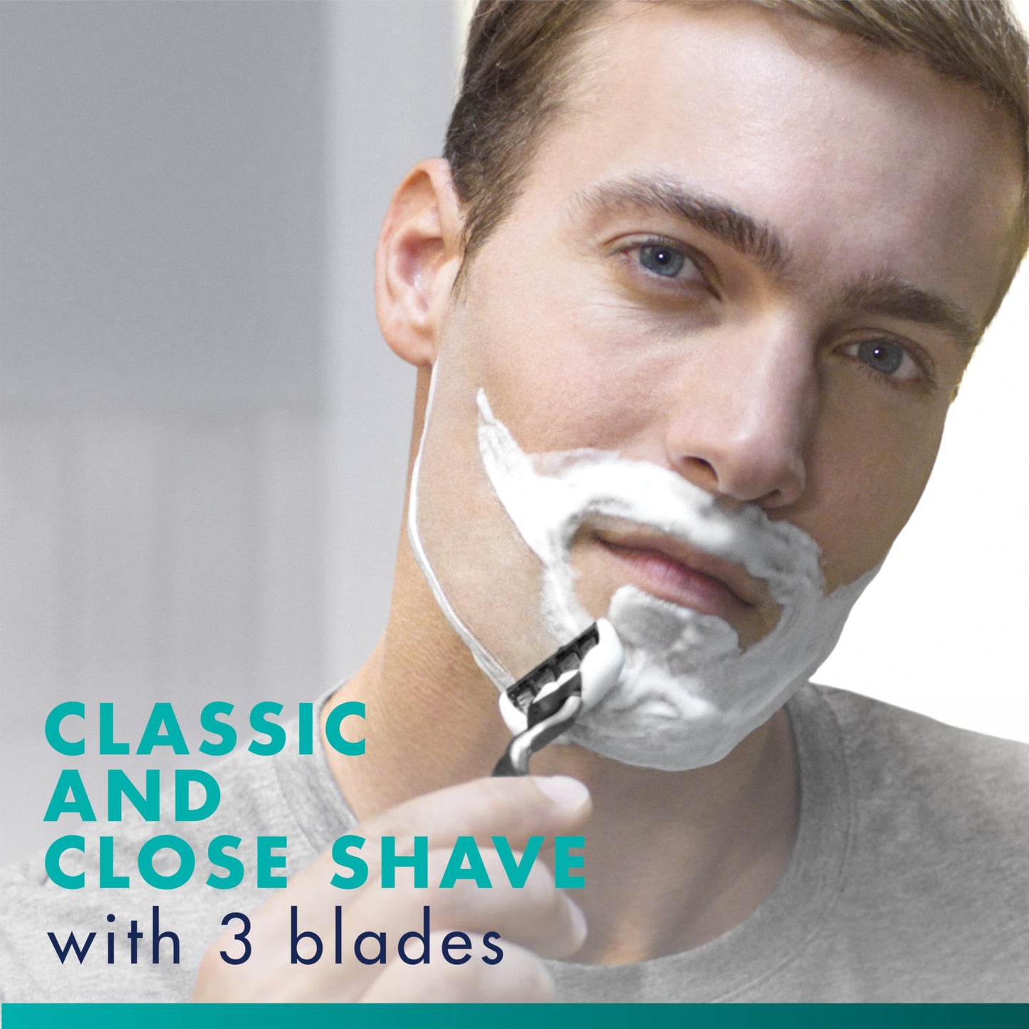 Gillette Mach3 Razor Refills for Men, 10 Razor Blade Refills, (Pack of 2)
