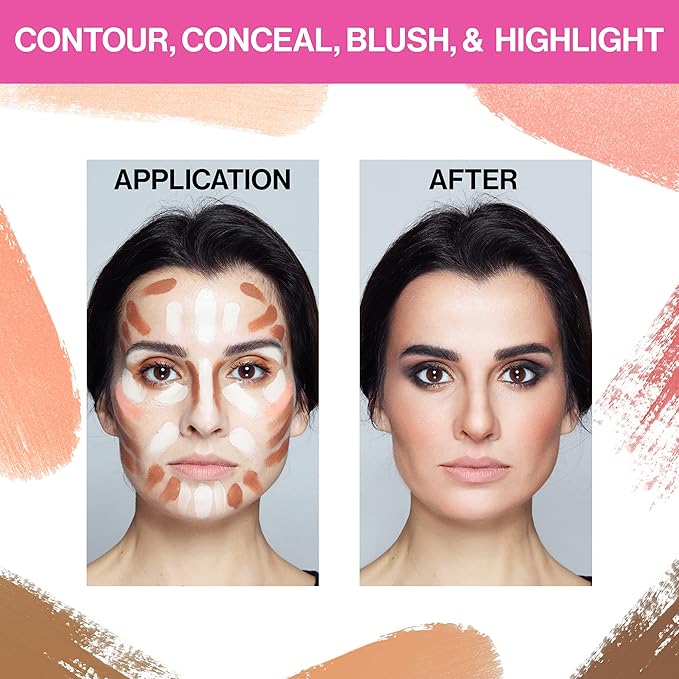 wet n wild MegaGlo Makeup Stick, Buildable Color, Versatile Use, Cruelty-Free & Vegan - When the Nude Strikes (Pack of 3)