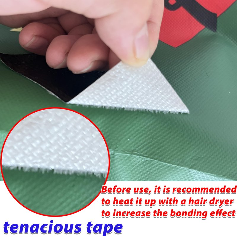 MCOTOP WaterproofRepair Tape for Fabric, 3.1IN x24.6FT Outdoor Repair-Blue