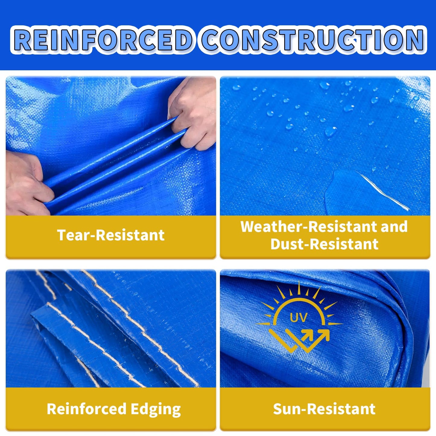15FT Round Pool Liner Pad for Above Ground Pools, 180 GSM Heavy-Duty Puncture Resistant Under Mat, Underlayment Outdoor Tarp Protector for Lawn Concrete, Pool Floor Base Pad, Extends Liner Life