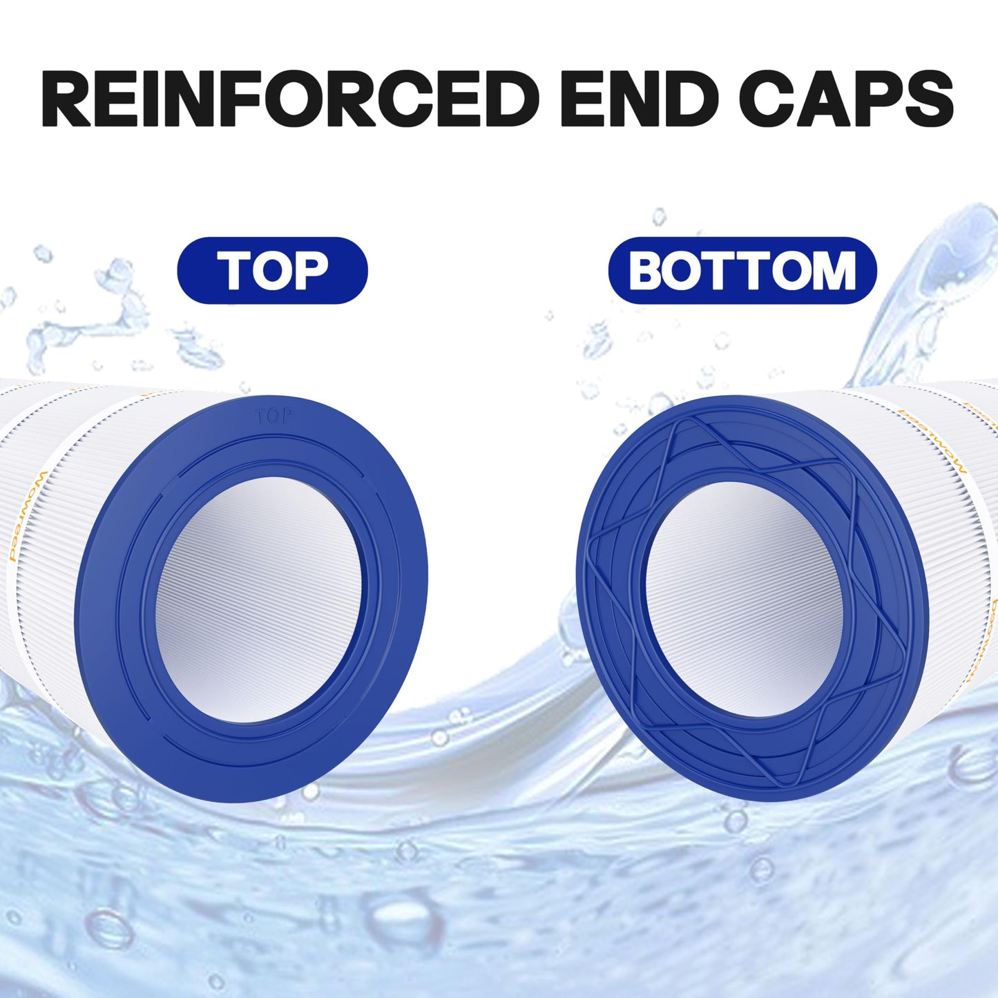 Wowreed Pool Filter Compatible with CC150, Clean & Clear 150, CCRP150, PAP150, R173216, C-9415, FC-0687, 160317, 150 sq. ft,1 Pack