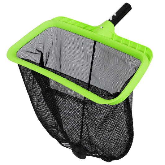 Sepetrel Swimming Pool Leaf Skimmer Net,Double-Layer & Reinforced Frame Deep Rake Nets