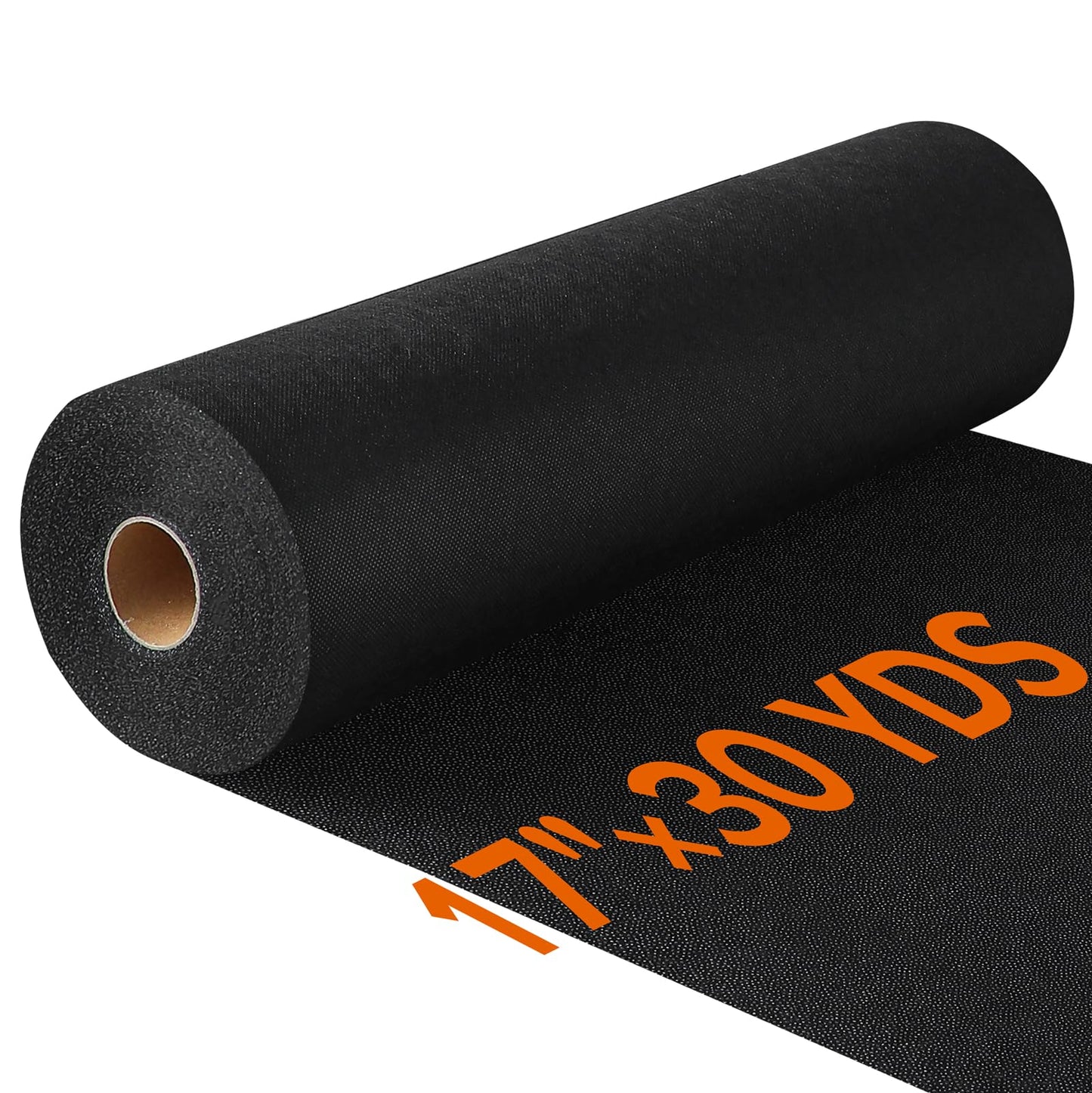 ZOMONETI Medium Weight 17in x 30yd Black Iron On Non-Woven Fusible Interfacing, Single-Sided Polyester Fabric for DIY Craft Supplies, Quilting, Sewing, Shirt Plackets, Dresses, Collars, Cuffs