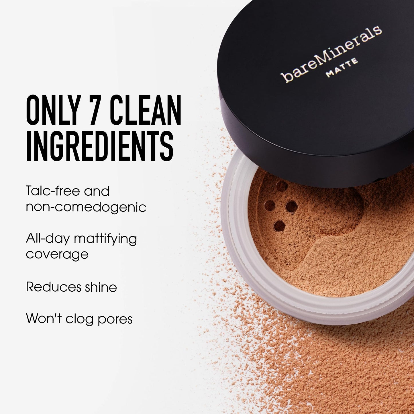 Original Matte Loose Mineral Foundation SPF 15, 05 Fairly Medium, Vegan, Cruelty-Free & Dermatologist-Tested