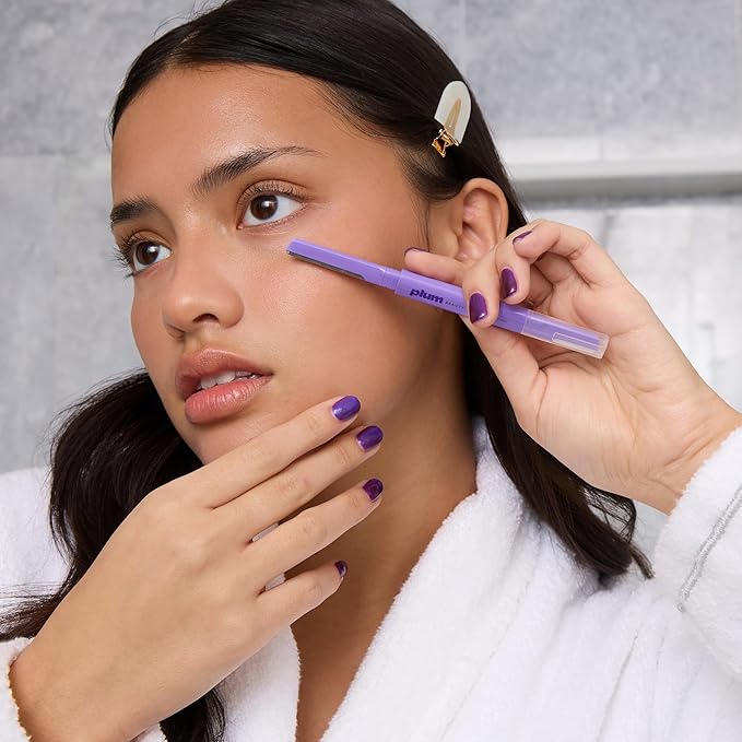 Plum Beauty Double-Sided Dermaplaning Razors (4-Pack) Ã¢ÂÂ Dual-Blade Facial Razors for Women - Precision & Large Blades for Brows, Upper Lip, & Cheeks - Peach Fuzz Remover & Exfoliating Face Tool
