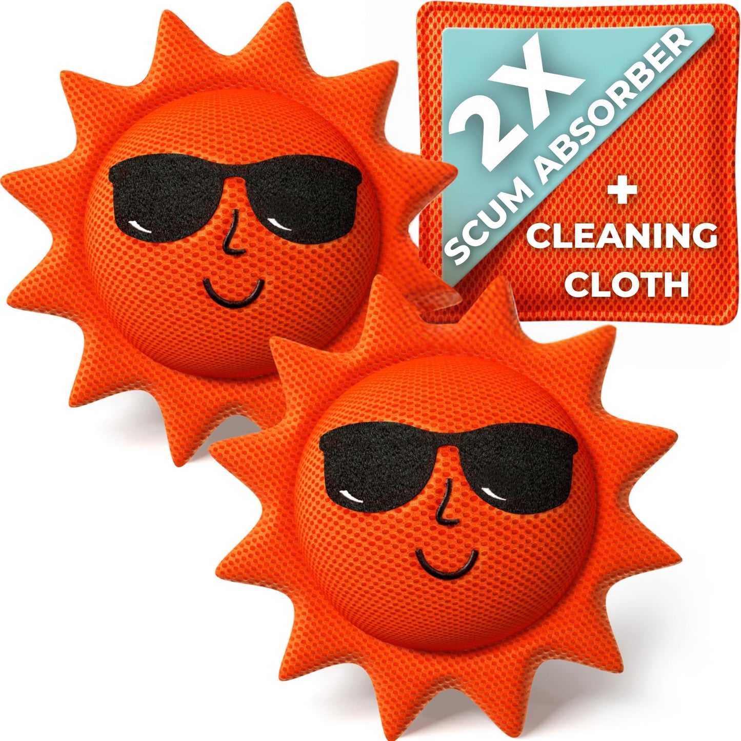 BubbyShine, Hot Tub Scum Absorber for Spa Cleaner - Hot Tub Accessories for Adults, Hot Tub Scum Sponge for Hot Tub Oil Absorbing Sponge for Hot Tub Skimmer, Hot Tub Sponge Scum Remover