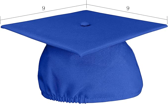 GradPlaza Matte Graduation Cap 2025 and 2026 Tassel Adult Graduation hat for High School College