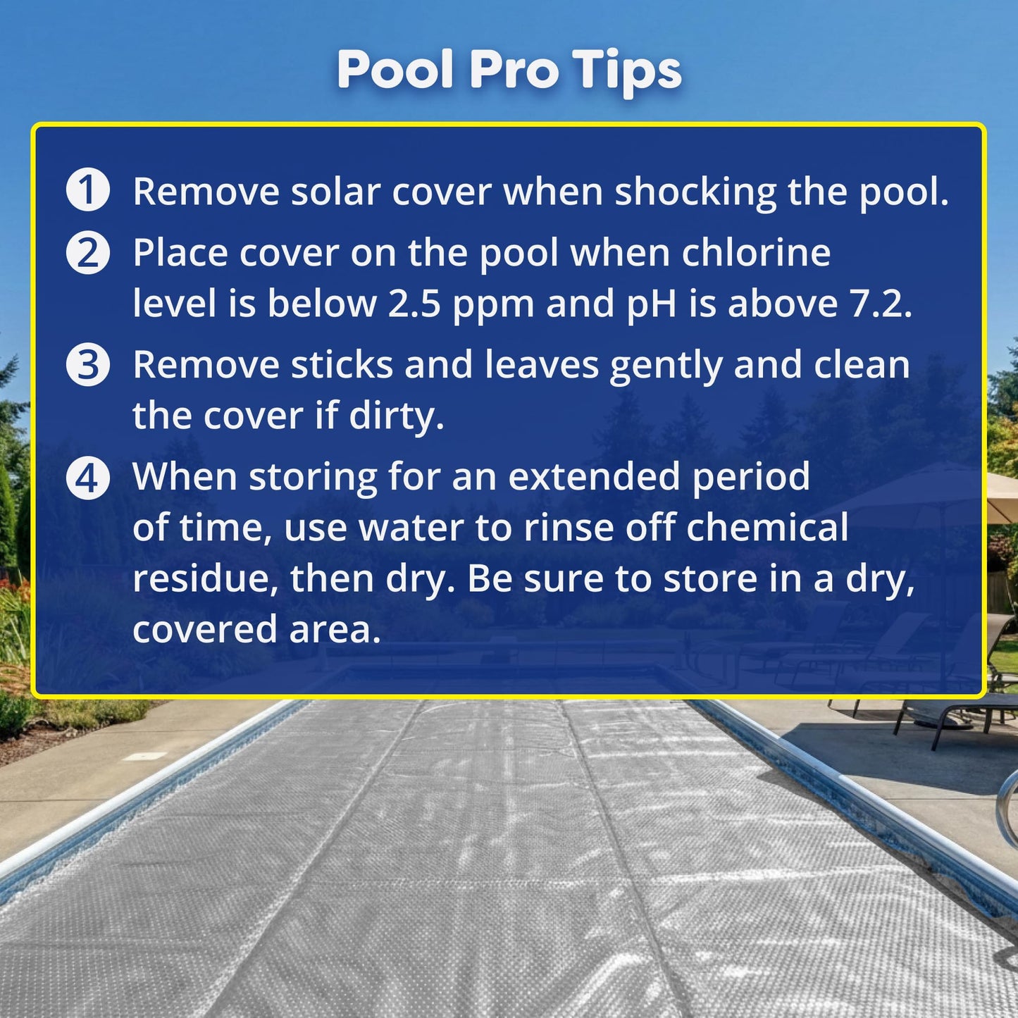 In The Swim 16' x 32' Ultra Silver Rectangle Solar Pool Cover 16 Mil for Solar Heating Above Ground Pools and Inground Pools