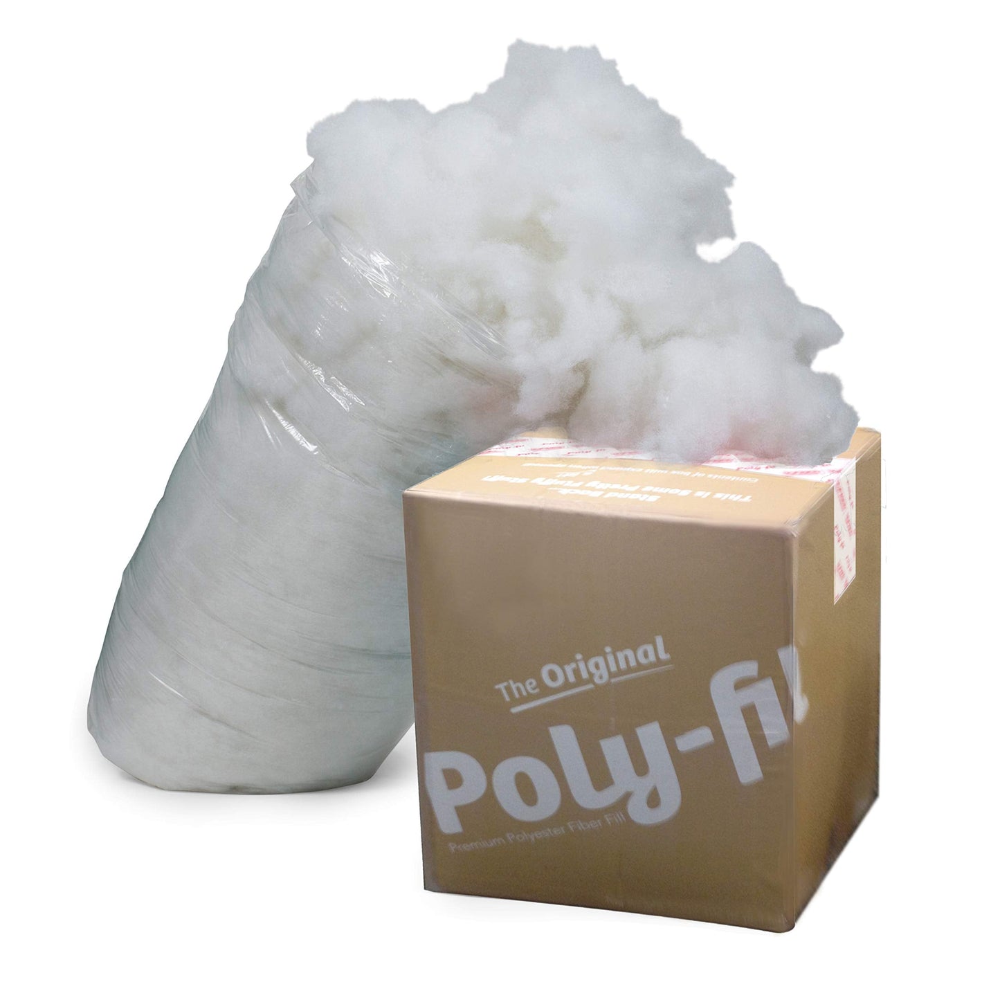 Fairfield The Original Poly-Fil, Premium Polyester Fiber Fill, Soft Pillow Stuffing, Stuffing for Stuffed Animals, Toys, Cloud Decorations, and More, Machine-Washable Poly-Fil Fiber Fill, 6.5 lbs. Box