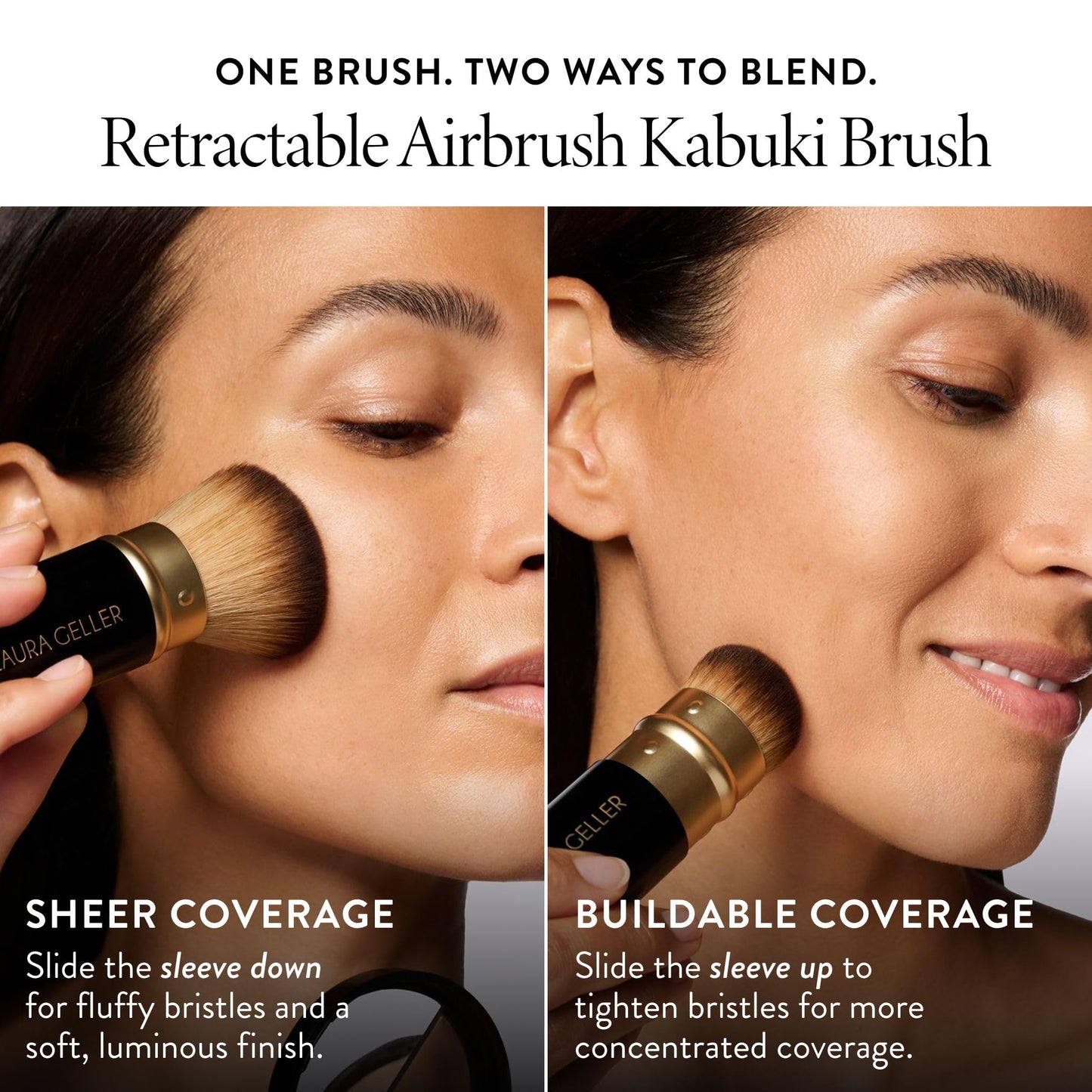 LAURA GELLER NEW YORK Baked Balance-N-Glow Illuminating Foundation - Sand - Buildable Sheer to Light Coverage - Satin Finish